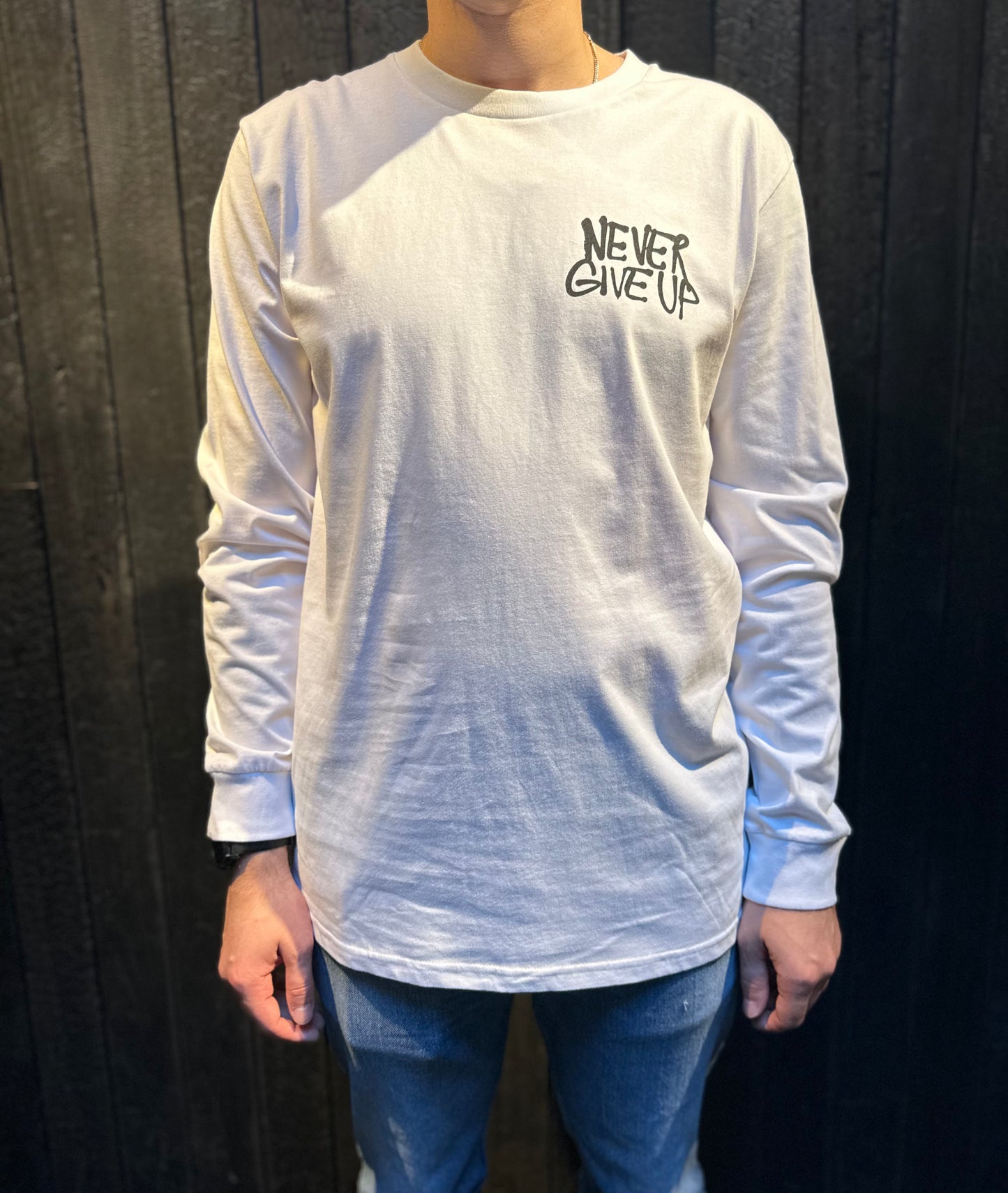 Never give up - Long sleeve